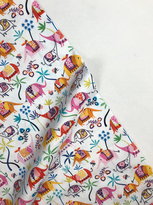 dashwood studio silk roads ali brooks elephants quilters cotton silk1827 Fabric Fetish