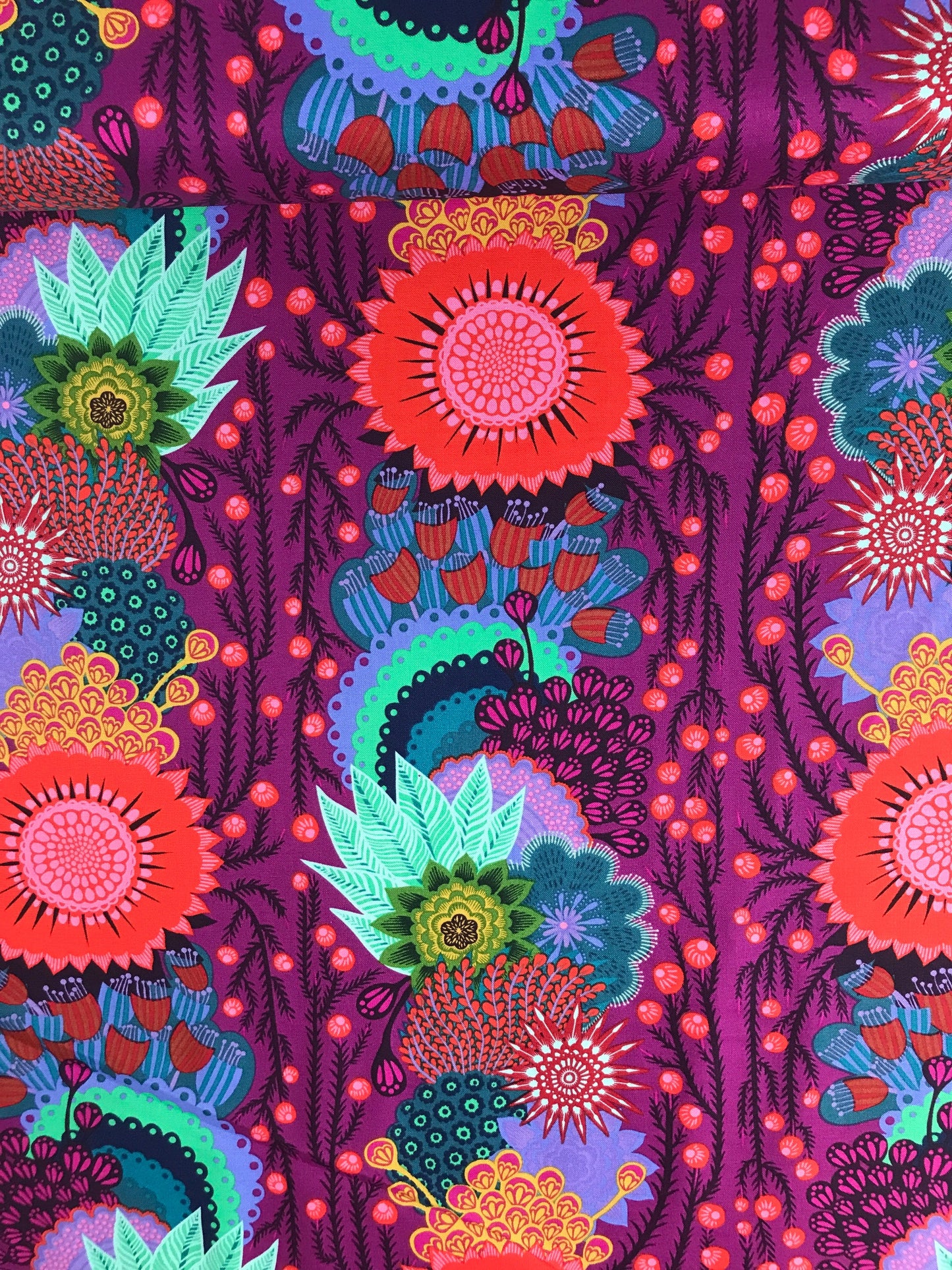freespirit fabric anna maria horner bright eyes brimming grape Fabric Fetish