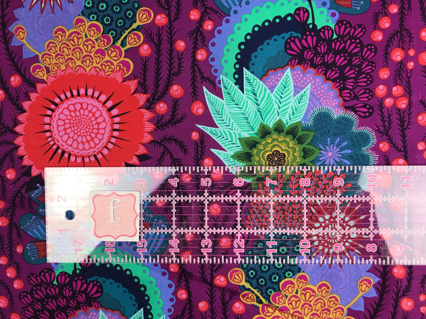 freespirit fabric anna maria horner bright eyes brimming grape Fabric Fetish