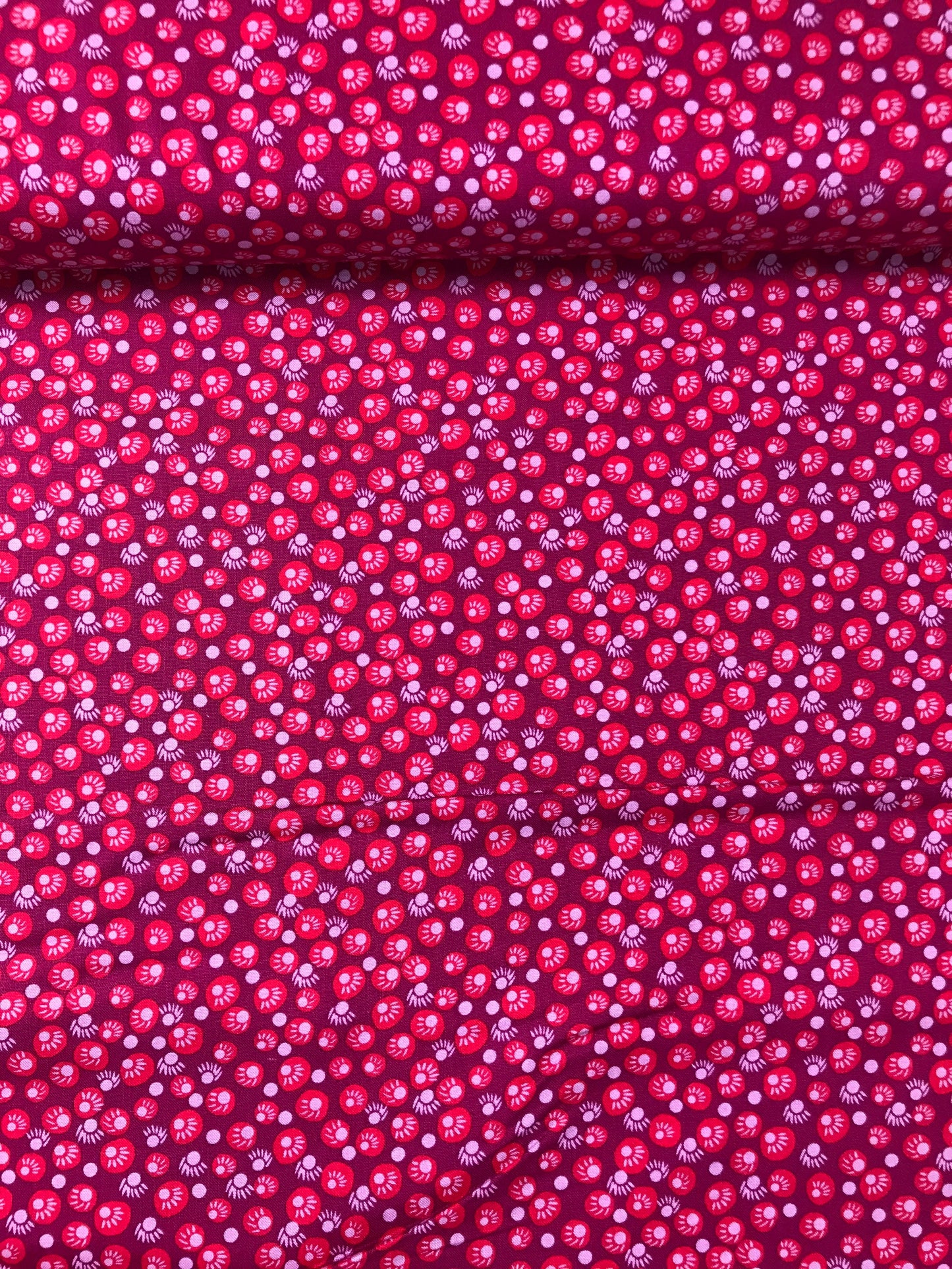 freespirit fabric anna maria horner bright eyes dot your eyes magenta Fabric Fetish