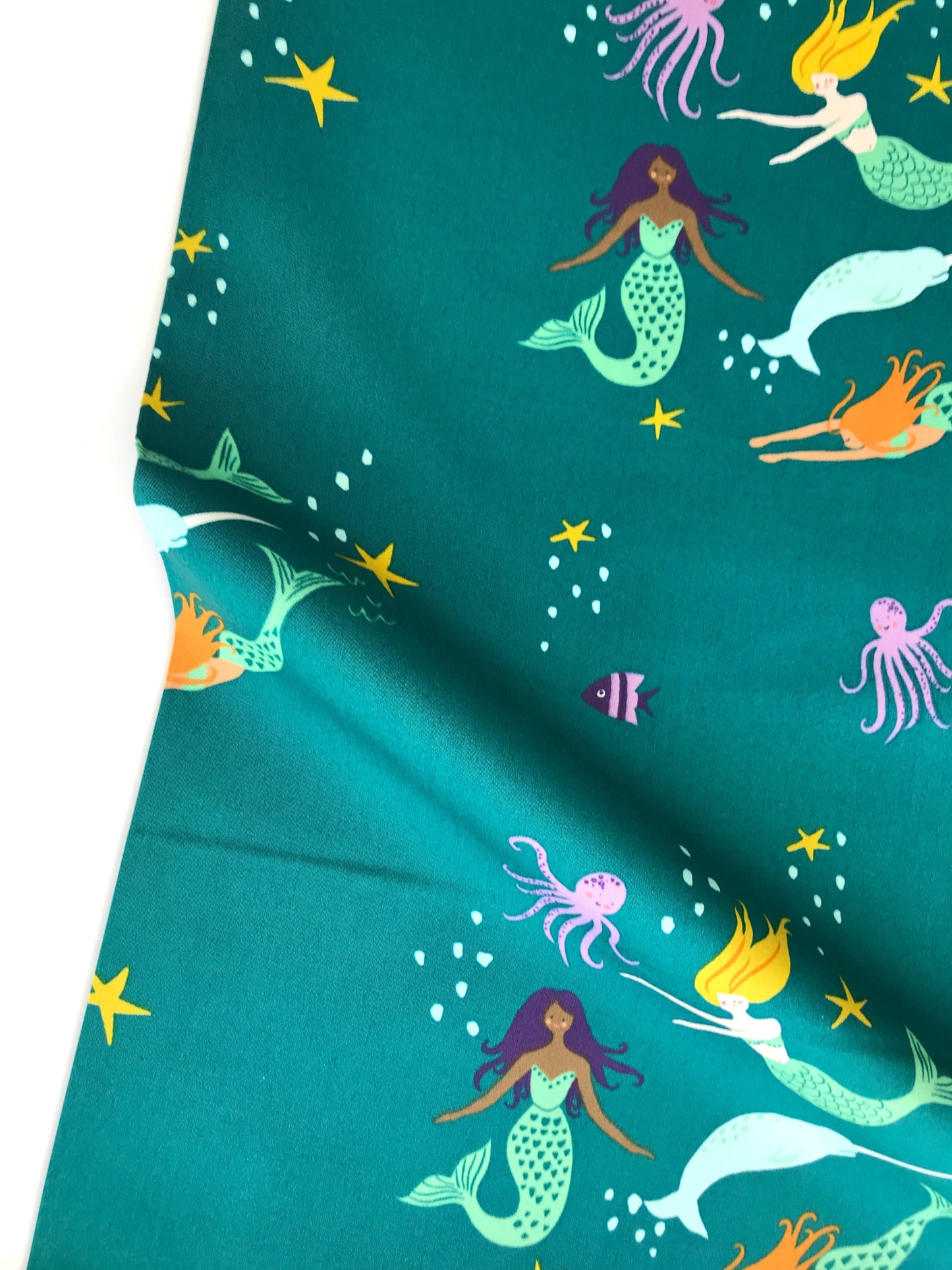 monaluna organic fabric magical creatures mermaid party Fabric Fetish