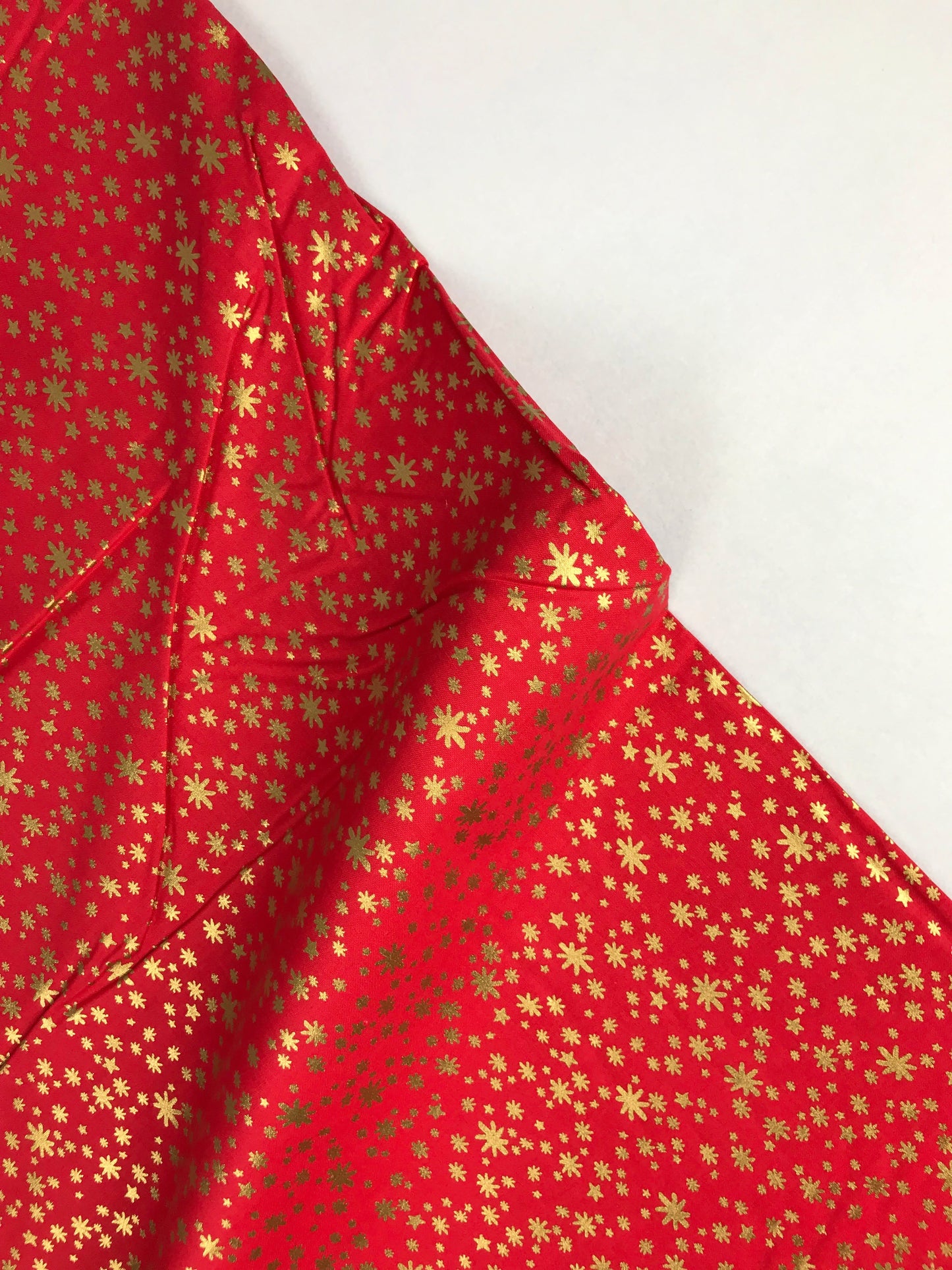 rifle paper co cotton steel holiday classics starry night red gold metallic Fabric Fetish