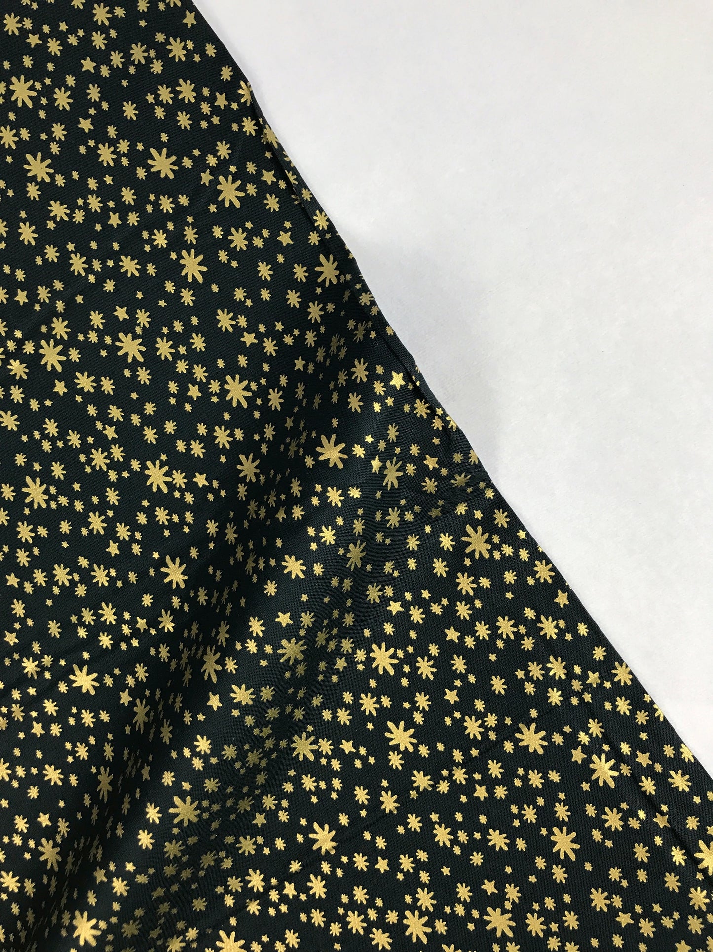 rifle paper co cotton steel holiday classics starry night evergreen gold metallic Fabric Fetish