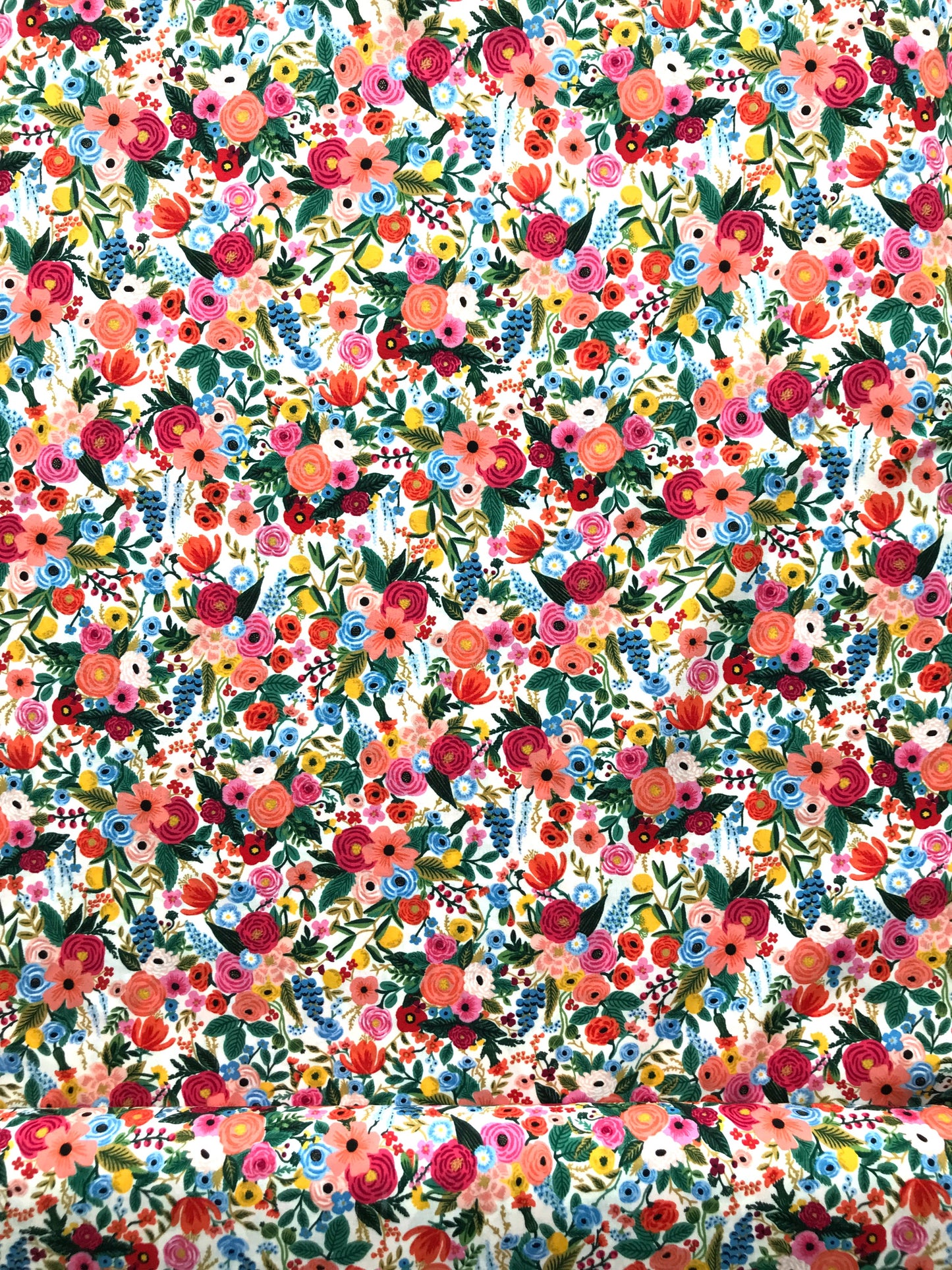 wildwood petite garden party cream fabric rifle paper co fabric fetish