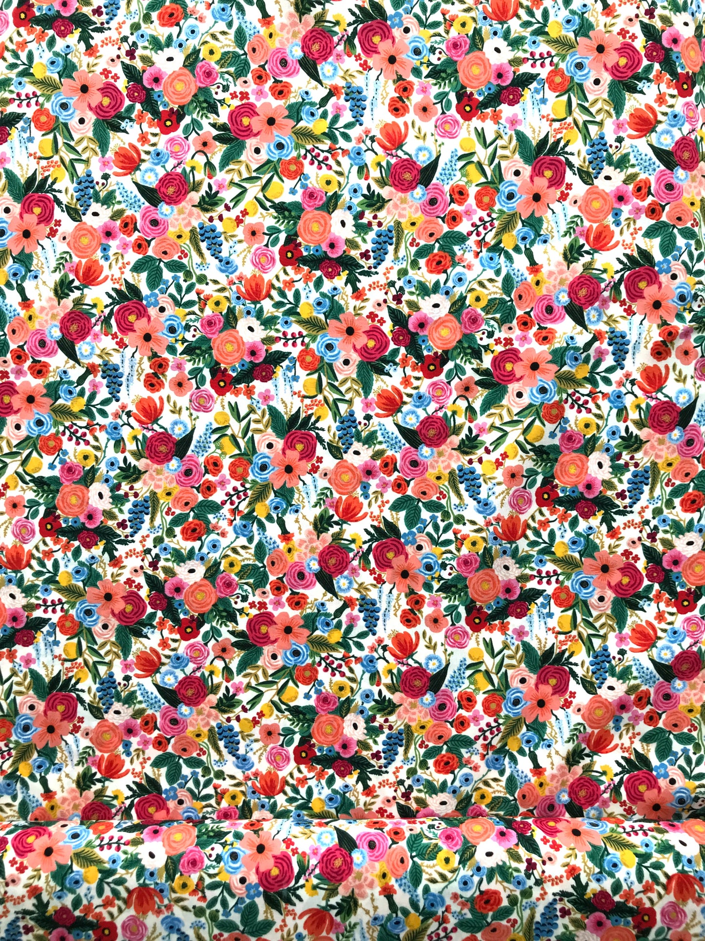 wildwood petite garden party cream fabric rifle paper co fabric fetish