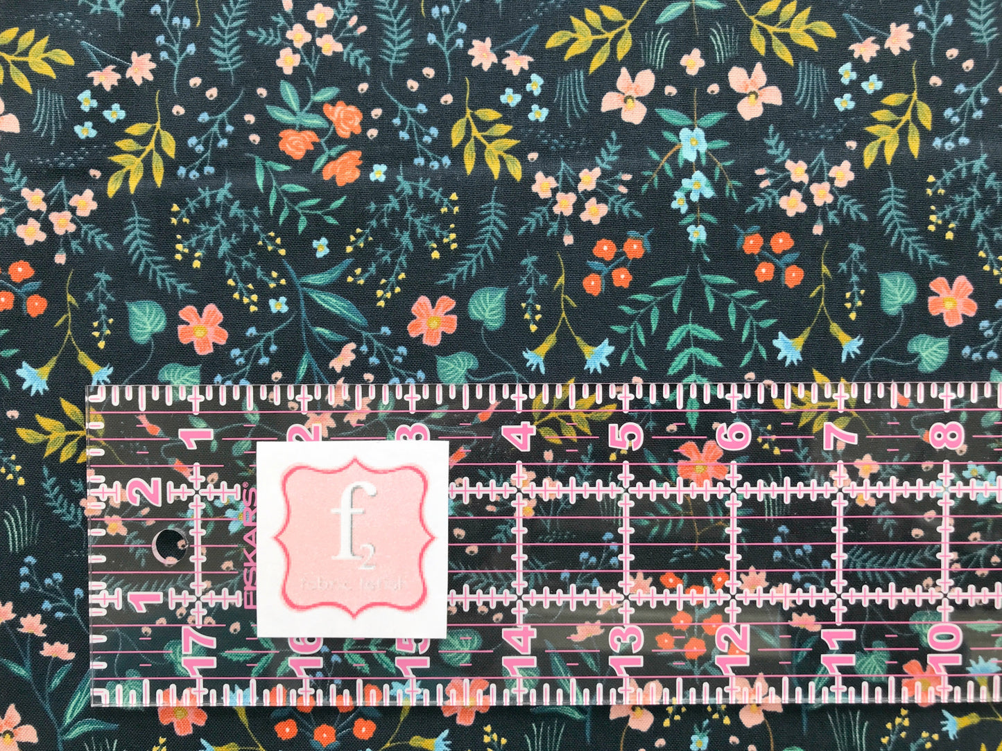 Wildwood Navy Metallic - Wildwood - Rifle Paper Co - Cotton + Steel