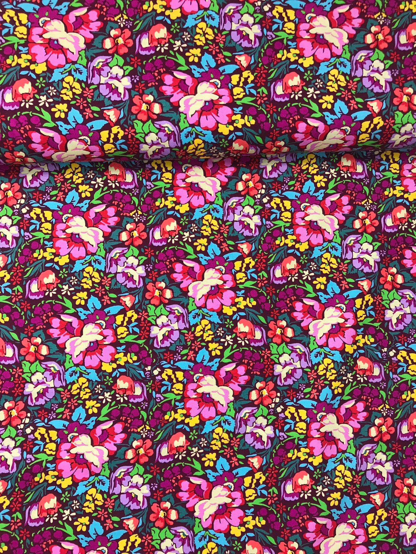 freespirit fabric anna maria horner love always am overachiever burgundy Fabric Fetish