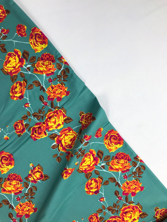 freespirit fabric anna maria horner love always am social climber teal Fabric Fetish