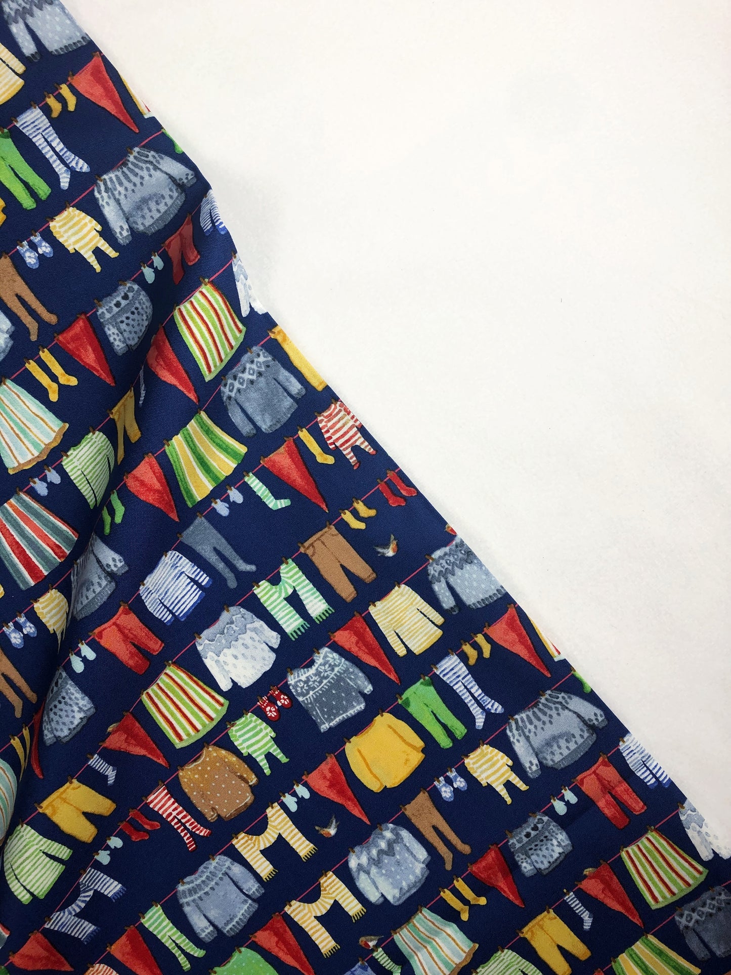 windham fabric striped pear studio winter gnomes laundry nordic blue got certified organic Fabric Fetish
