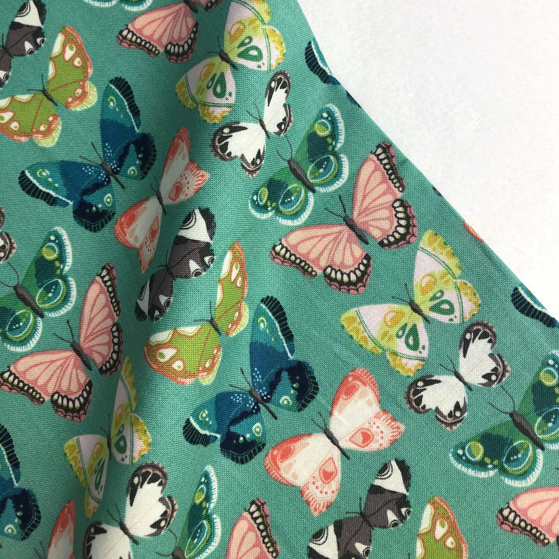 Riley Blake Katherine Lenius Midsummer Meadow Flutter Seaglass Fabric Fetish