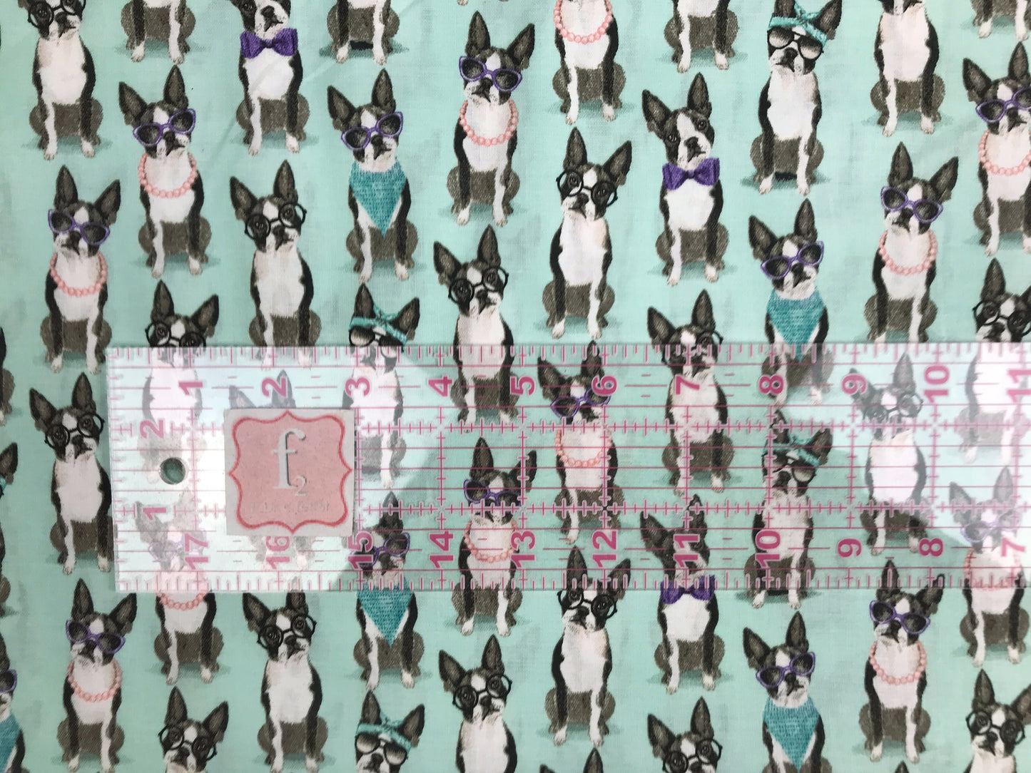 3 wishes fabric a dogs life dogs with glasses turquoise quilters cotton Fabric Fetish