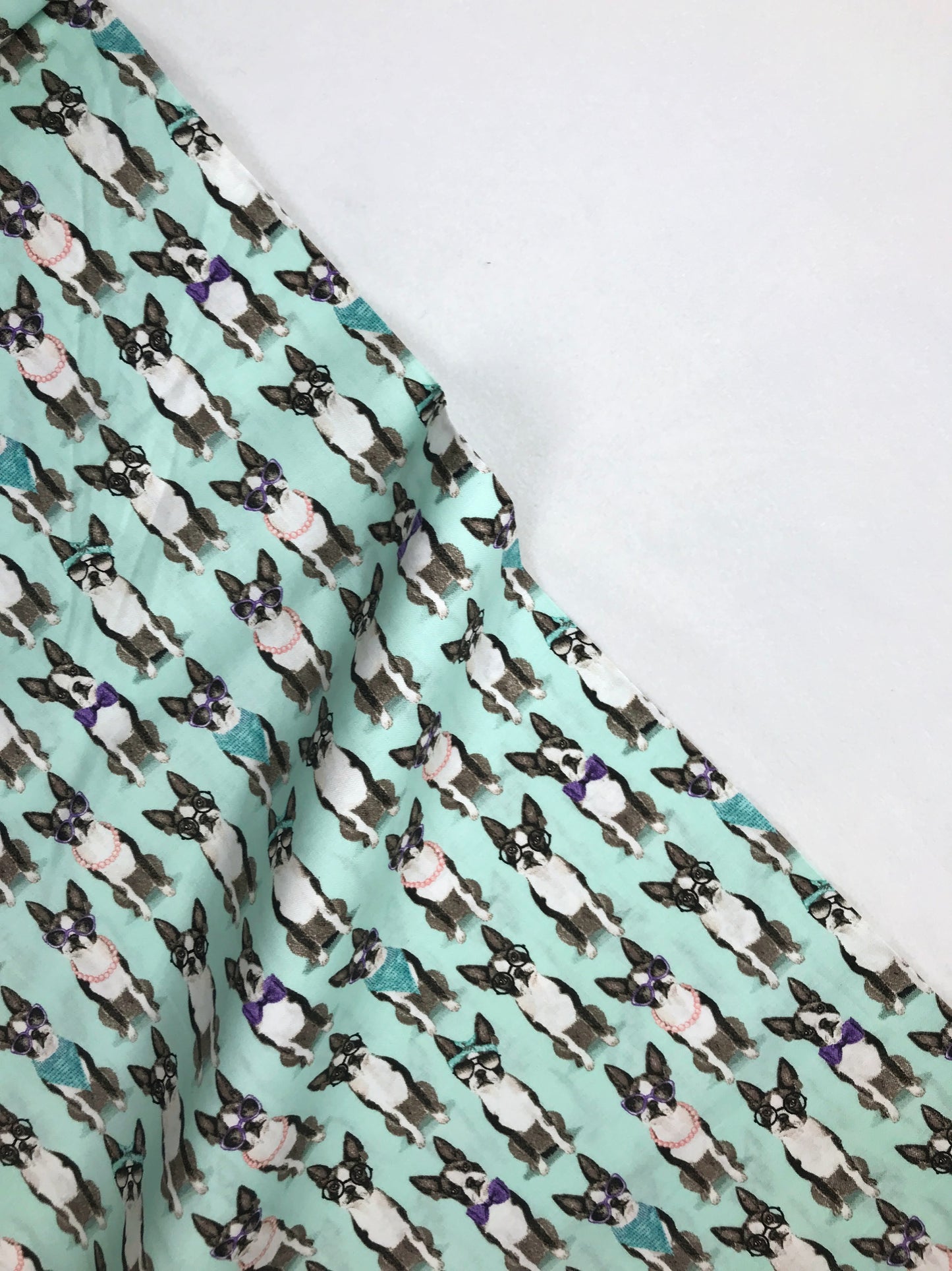 3 wishes fabric a dogs life dogs with glasses turquoise quilters cotton Fabric Fetish