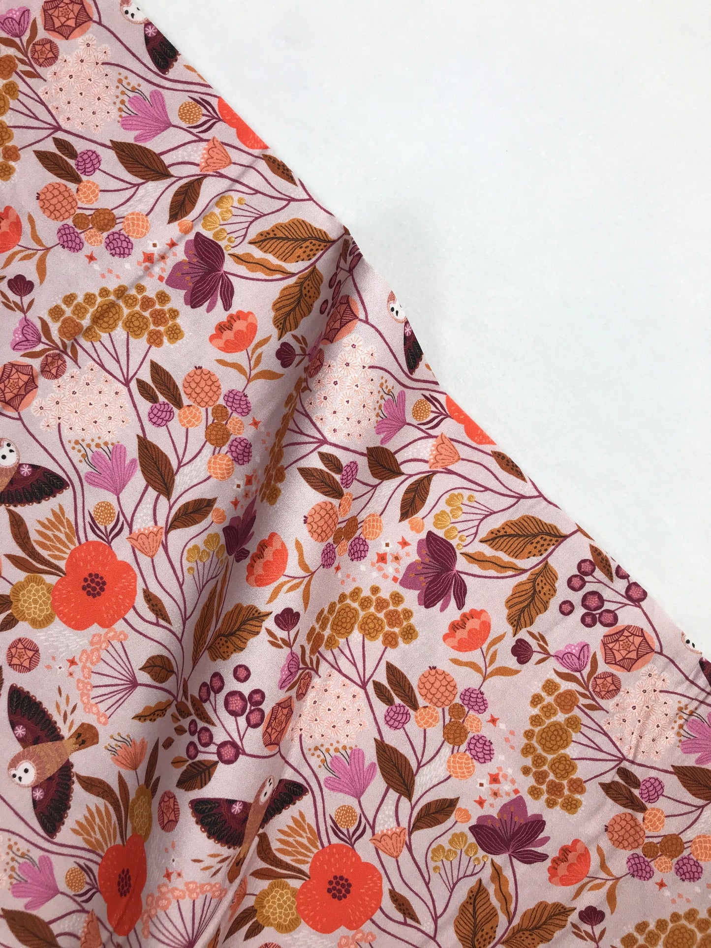 dashwood studio wild bethan janine majestic owls quilters cotton wild1922 Fabric Fetish