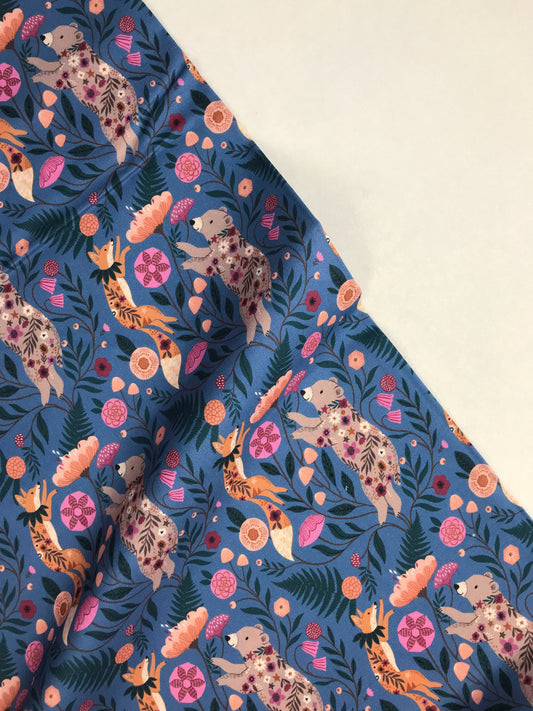 dashwood studio wild bethan janine fox and bear quilters cotton wild1923 Fabric Fetish