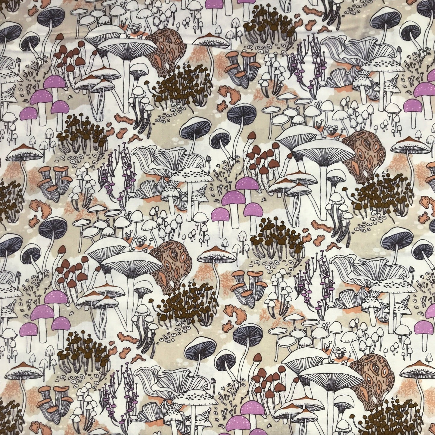 Sara Watson Cloud 9 Organic Into the Woods Forest Floor Fabric Fetish