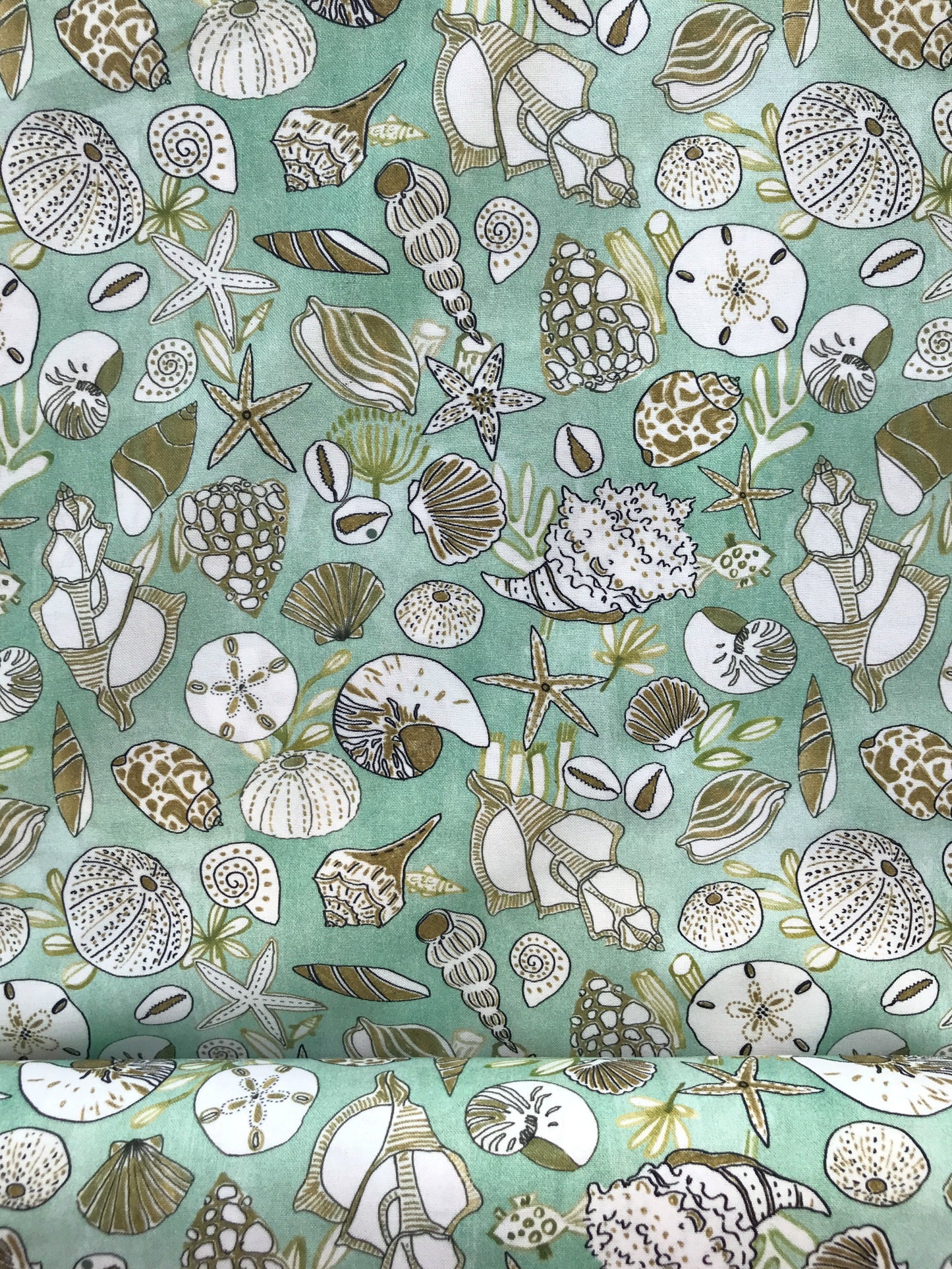 dear stella high seas shells multi Fabric Fetish