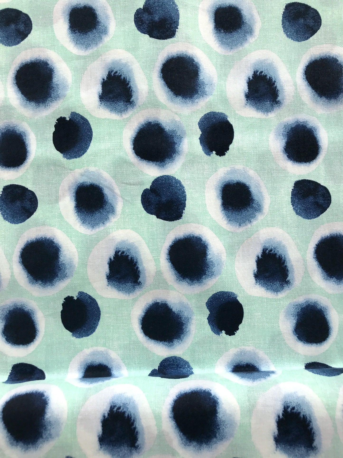 3 wishes fabric charisma ink dot light green Fabric Fetish