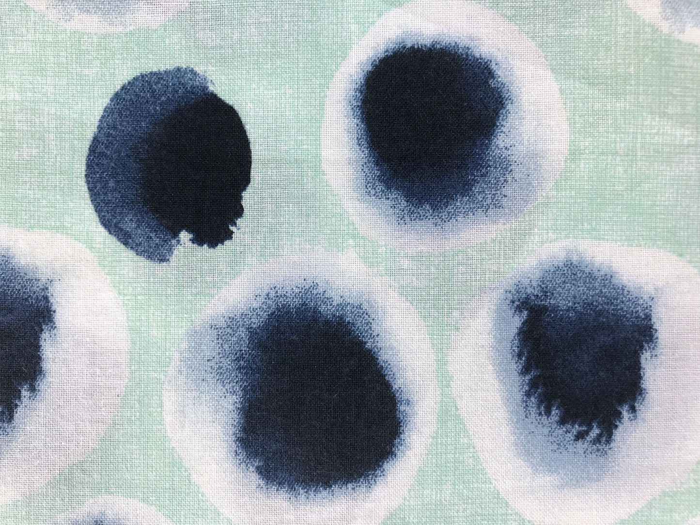 3 wishes fabric charisma ink dot light green Fabric Fetish