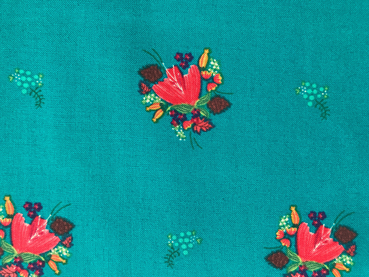 michael miller fabrics little sewists soul blossom teal Fabric Fetish