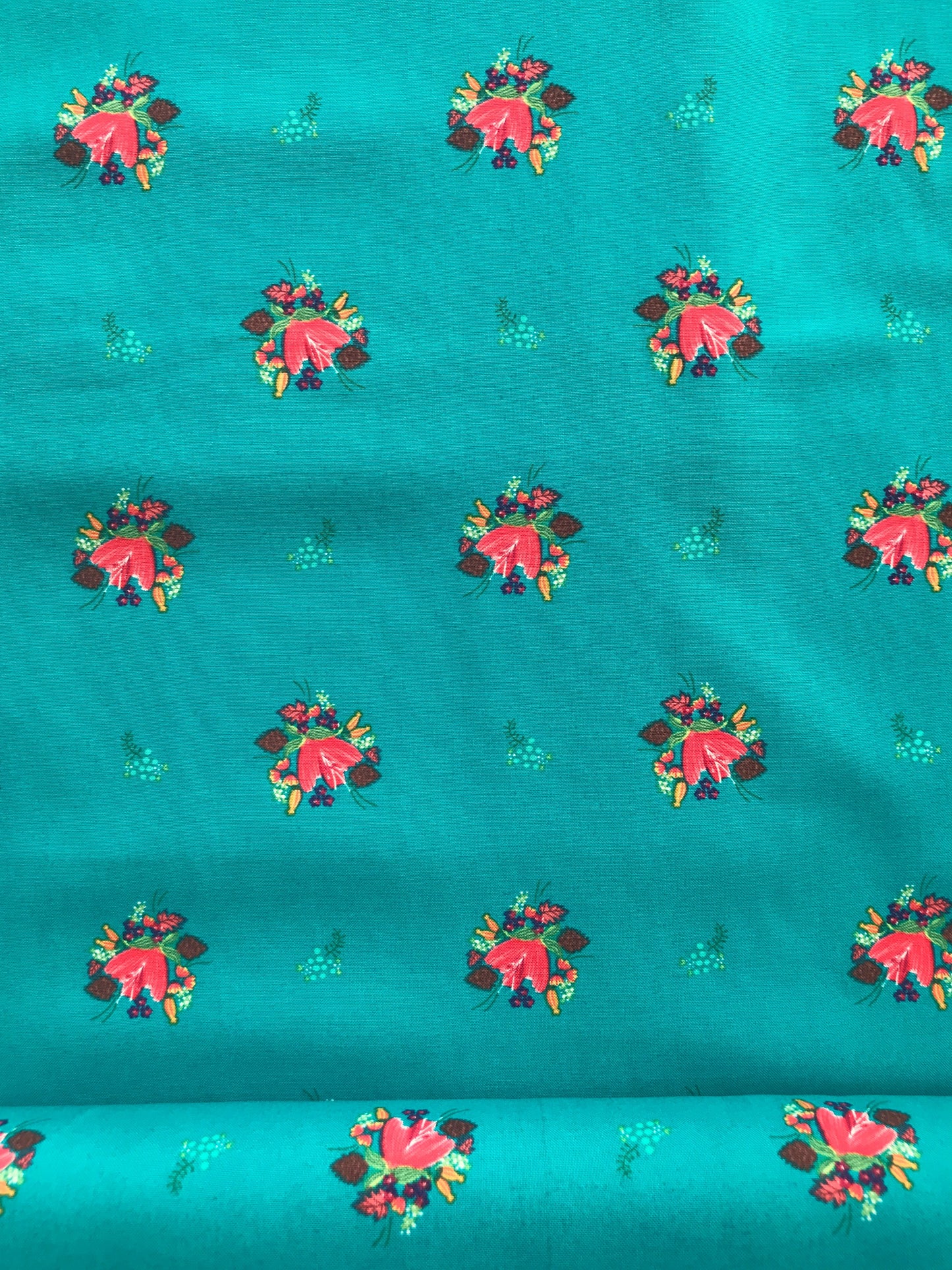 michael miller fabrics little sewists soul blossom teal Fabric Fetish