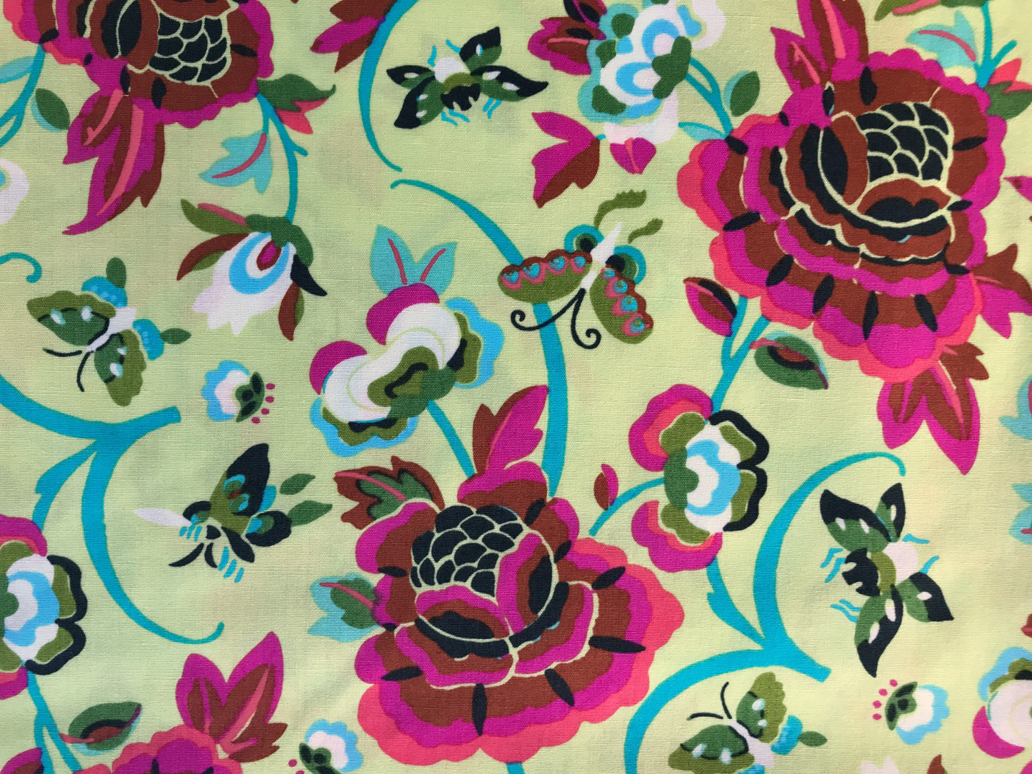 freespirit fabrics natural beauty field folly lime Fabric Fetish