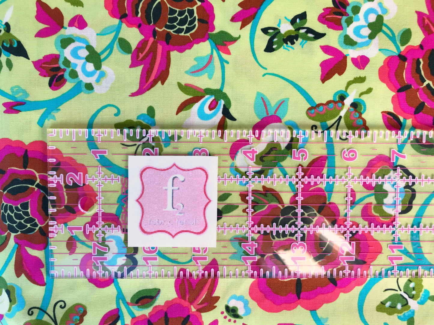 freespirit fabrics natural beauty field folly lime Fabric Fetish