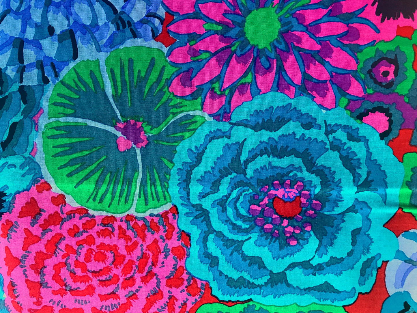 bekah cobalt kaffe fassett collective classics collection freespirit fabric 100 quilters cotton Fabric Fetish