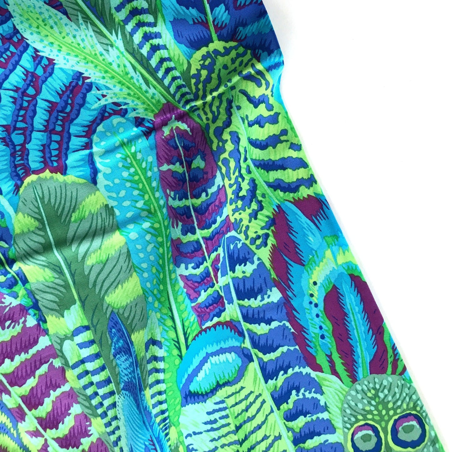 freespirit kaffe fassett classics feathers green Fabric Fetish