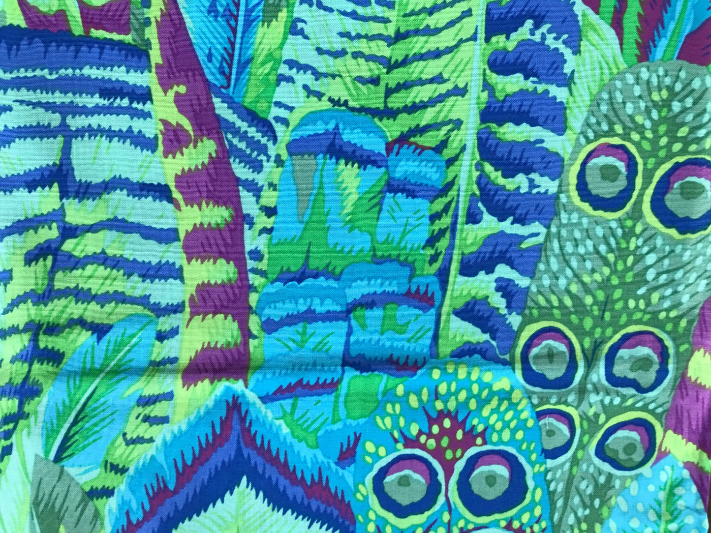 freespirit kaffe fassett classics feathers green Fabric Fetish