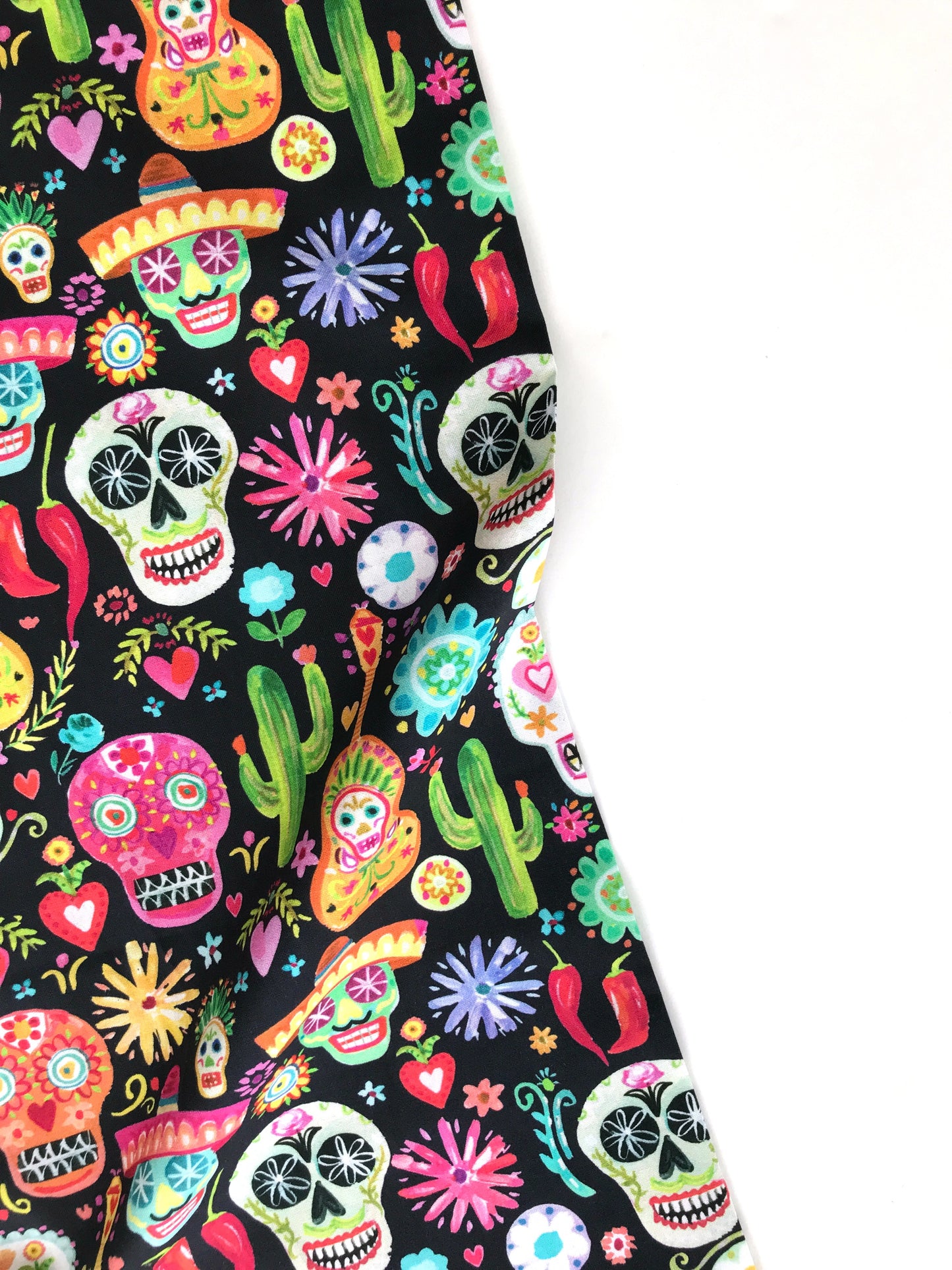 dear stella fabric viva mexico august wren day of the dead Fabric Fetish