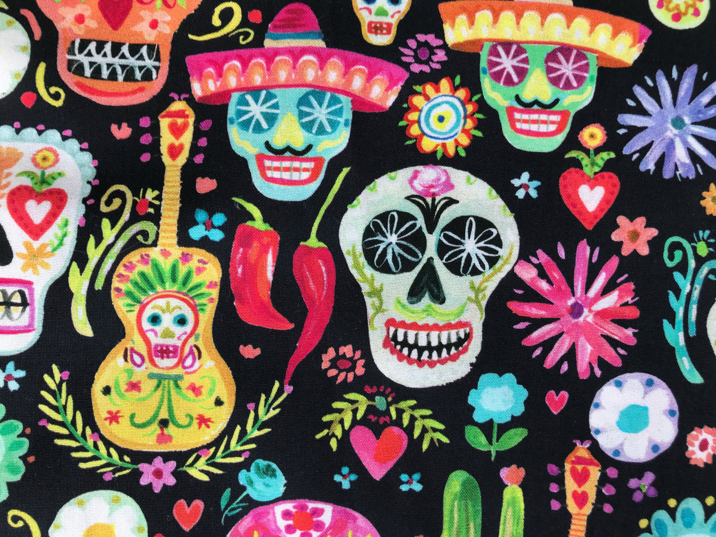dear stella fabric viva mexico august wren day of the dead Fabric Fetish
