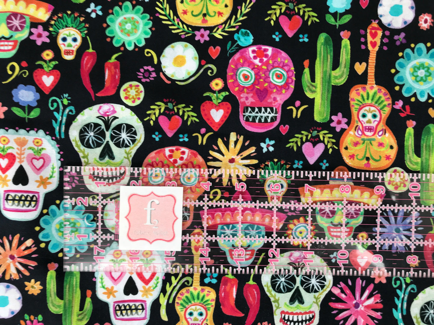 dear stella fabric viva mexico august wren day of the dead Fabric Fetish