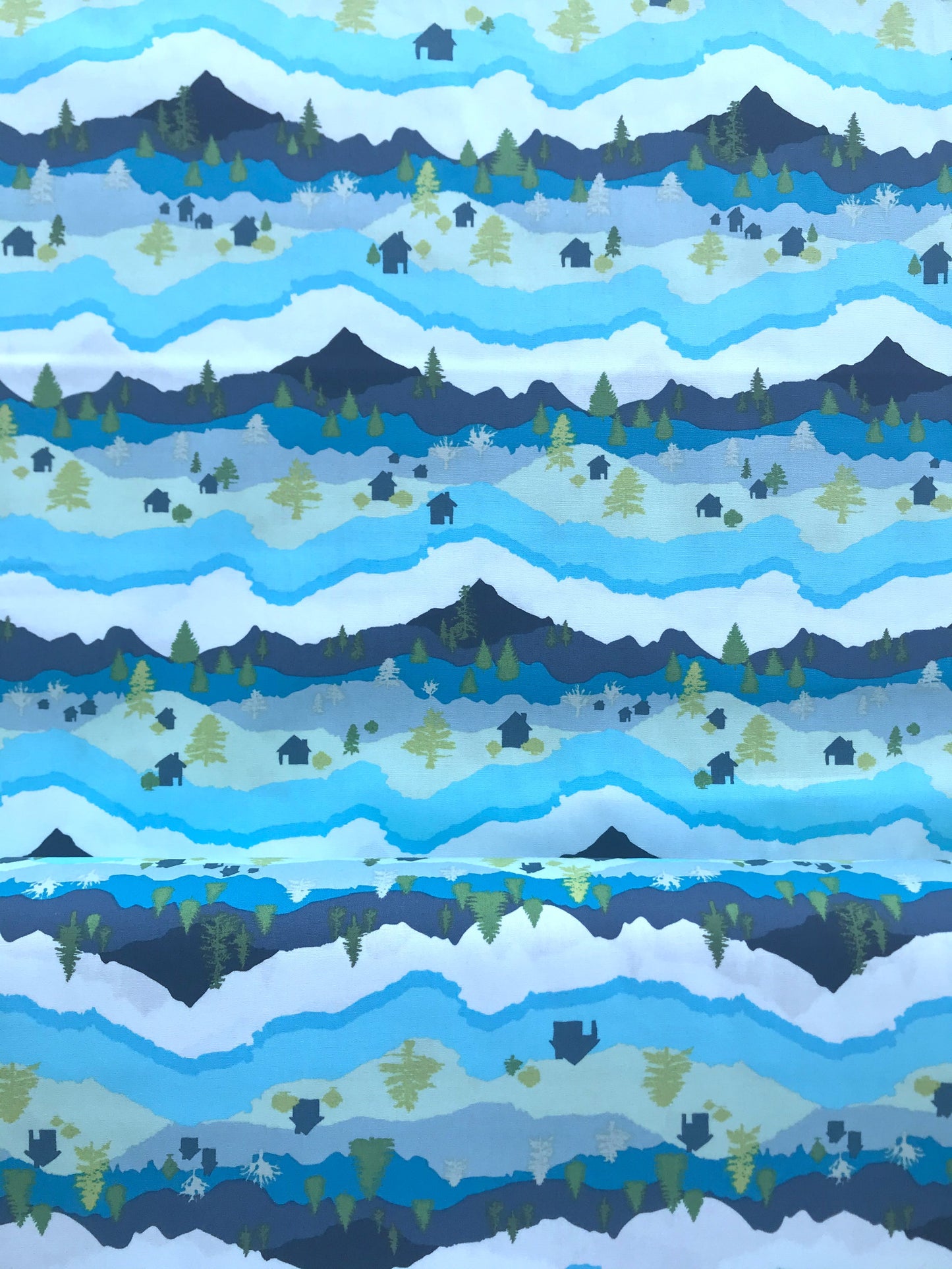 art gallery catch release mr domestic mountain scape quilters cotton Fabric Fetish