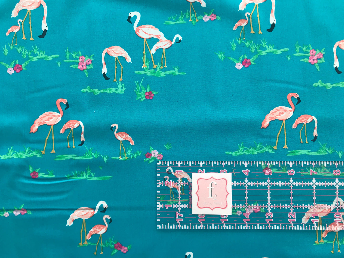 art gallery west palm katie skoog flamingo field marina quilters cotton Fabric Fetish