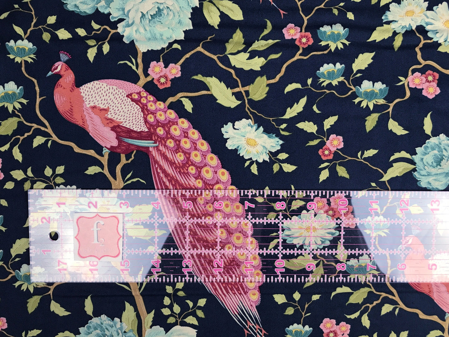 tilda fabrics bird pond anemone maroon 1 Fabric Fetish