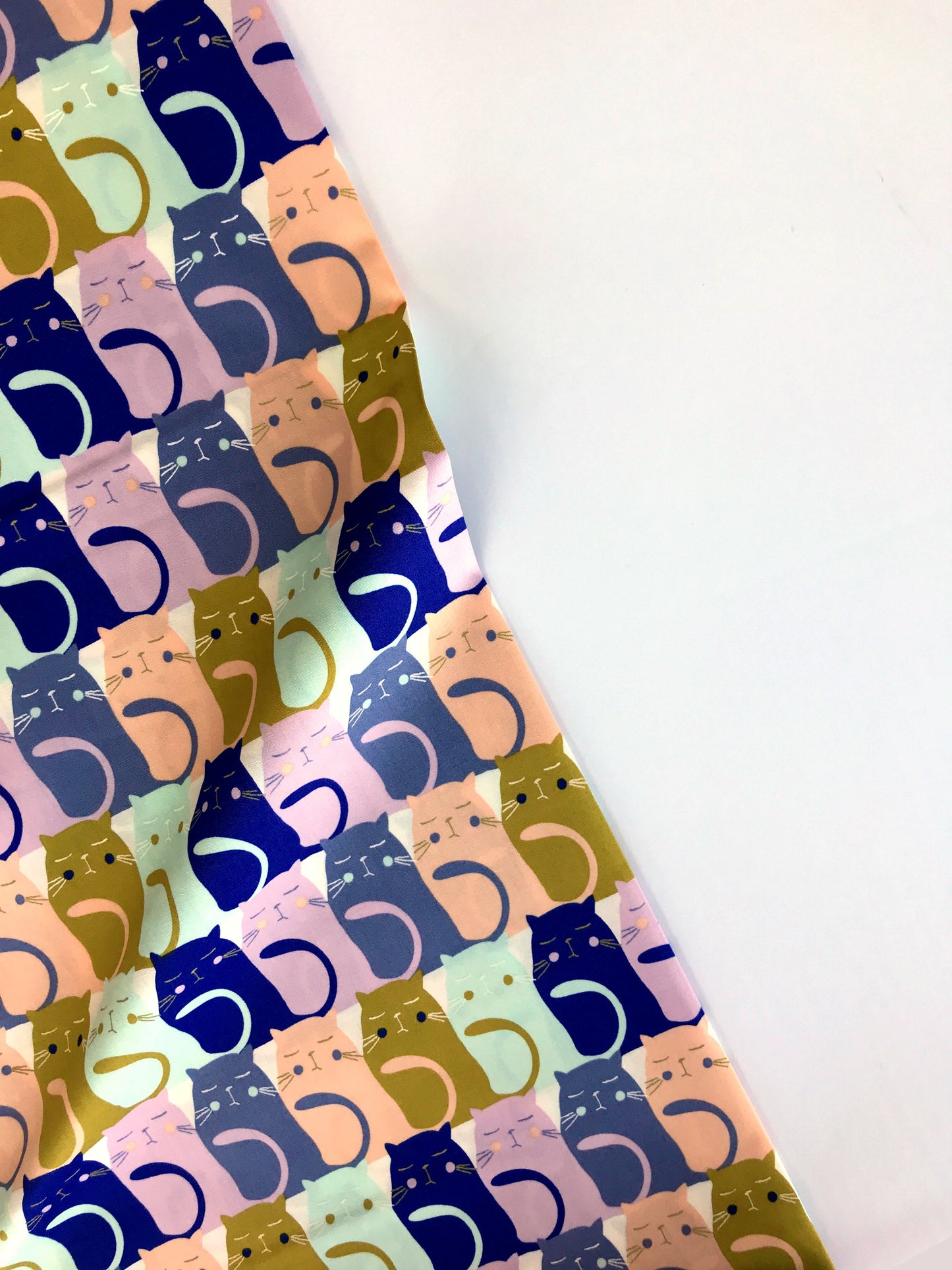 art gallery fabrics jessica swift oh meow catitude slumber Fabric Fetish