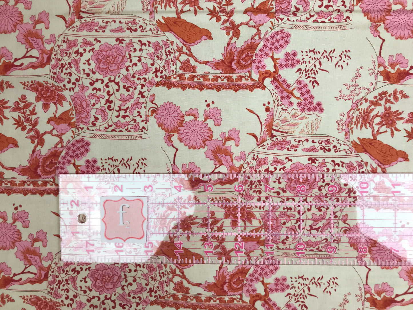tilda fabrics chic escape vase collection pink Fabric Fetish