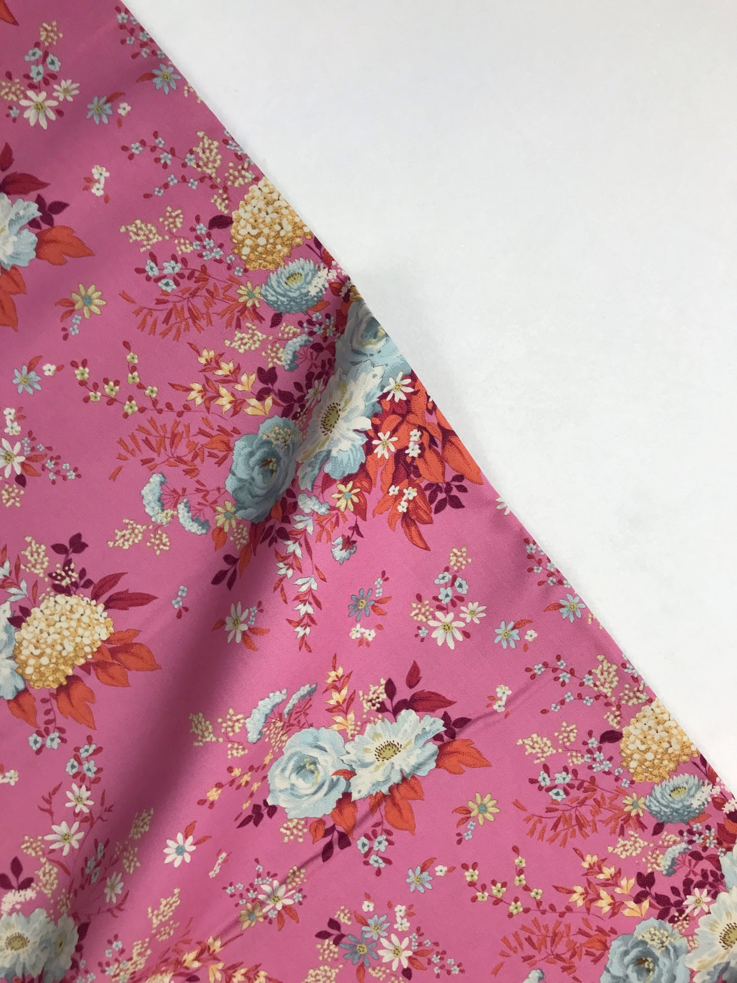 tilda fabrics chic escape wildgarden pink Fabric Fetish