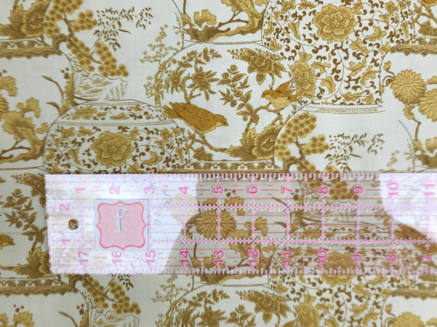 tilda fabrics chic escape vase collection mustard Fabric Fetish