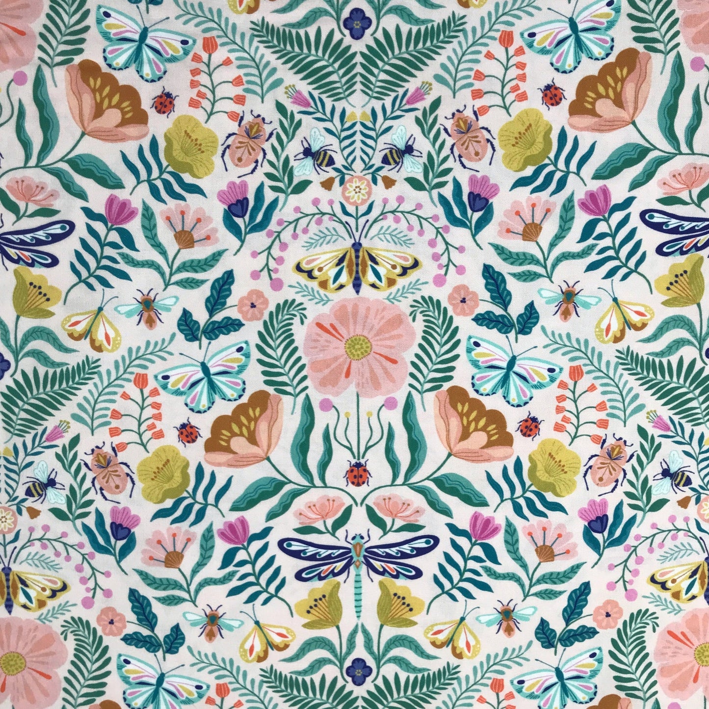 copy of dashwood studio flutter by bethan janine mirror butterfly pink quilters cotton flut2076 Fabric Fetish