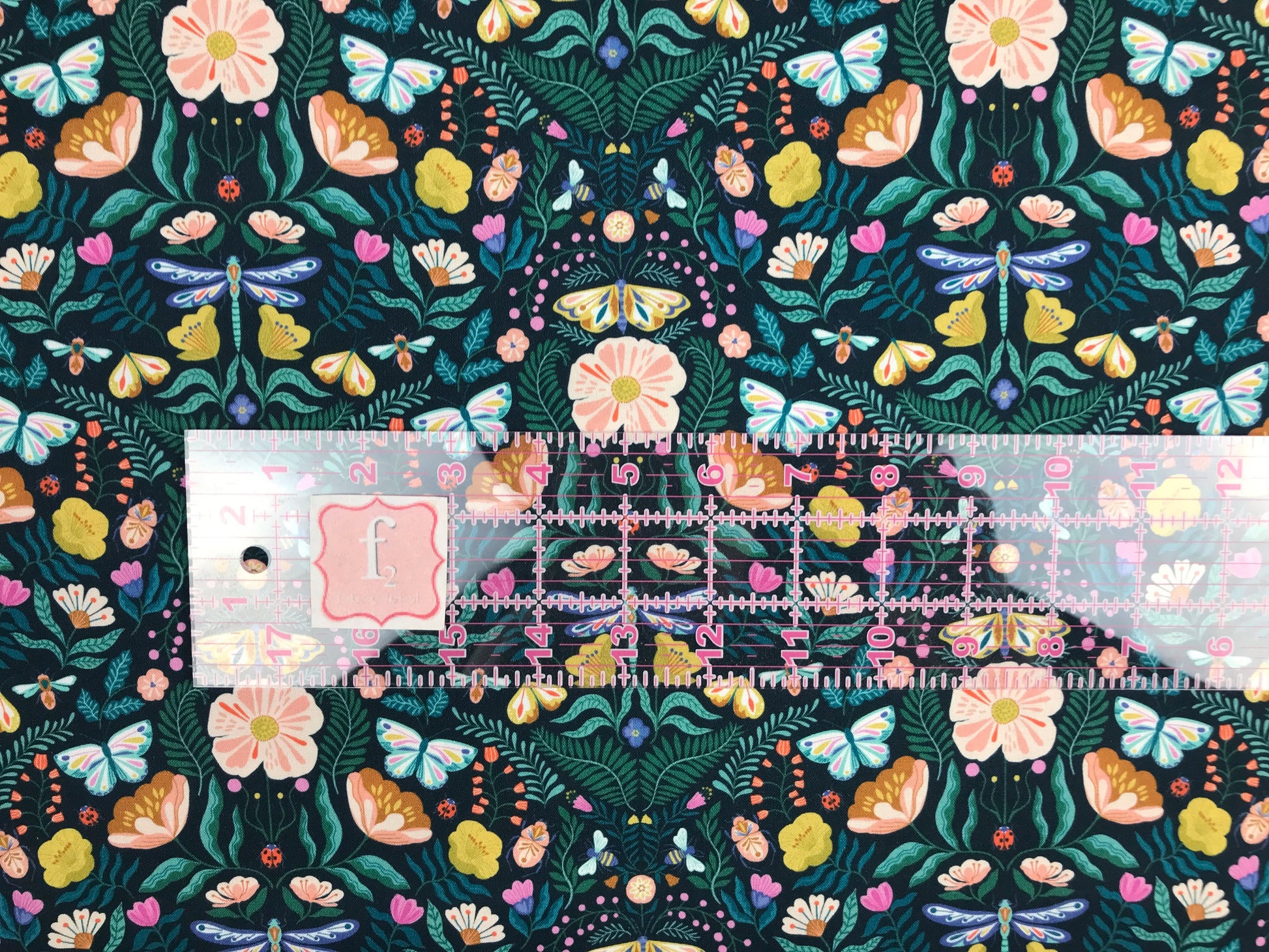 dashwood studio flutter by bethan janine mirror butterfly pink quilters cotton flut2077 Fabric Fetish