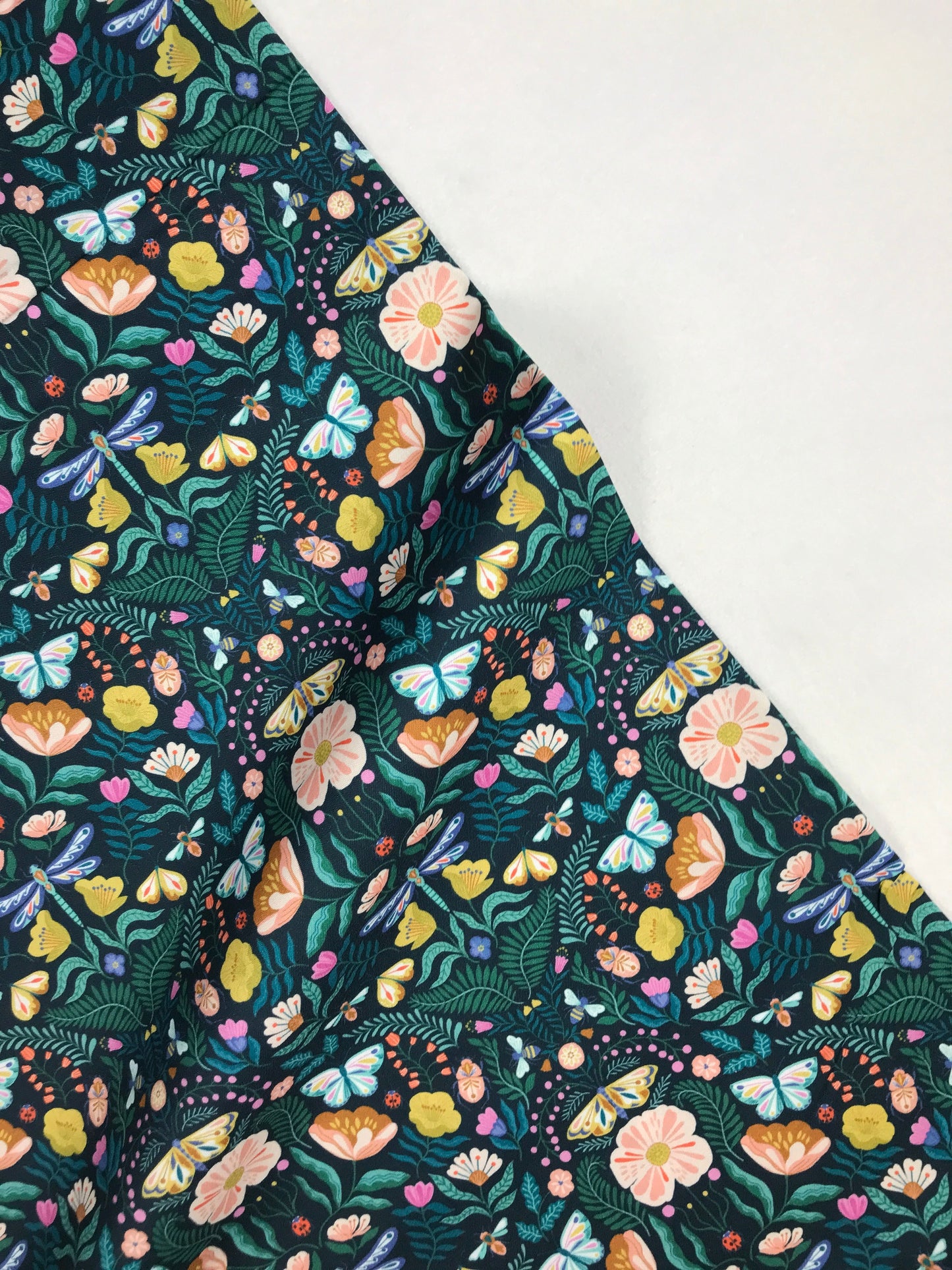 dashwood studio flutter by bethan janine mirror butterfly pink quilters cotton flut2077 Fabric Fetish