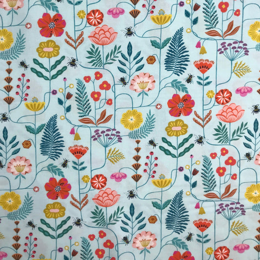 dashwood studio flutter by bethan janine floral trellis quilters cotton flut2081 Fabric Fetish