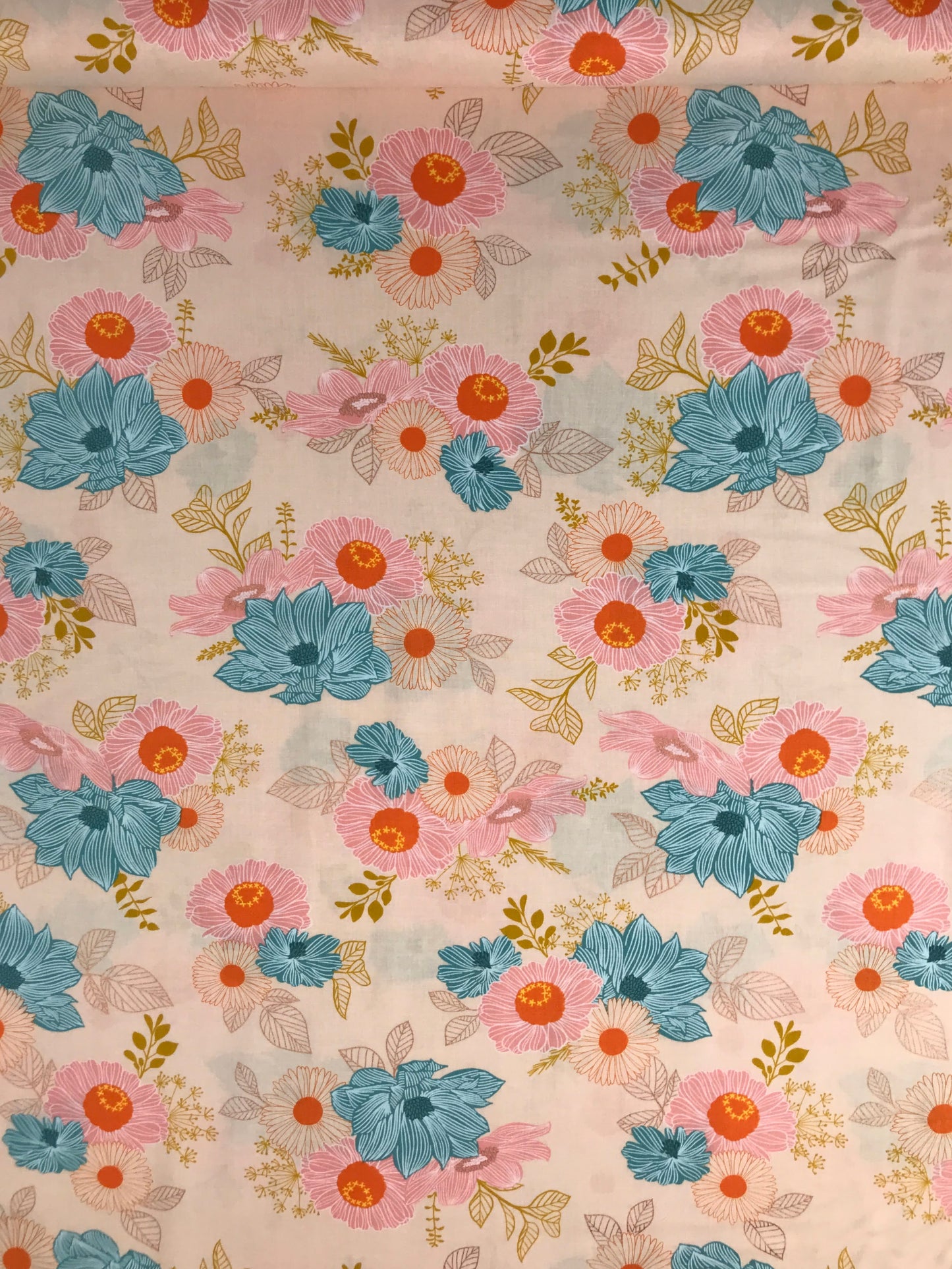 ruby star society for moda fabric melody miller elixir salon peach cream Fabric Fetish