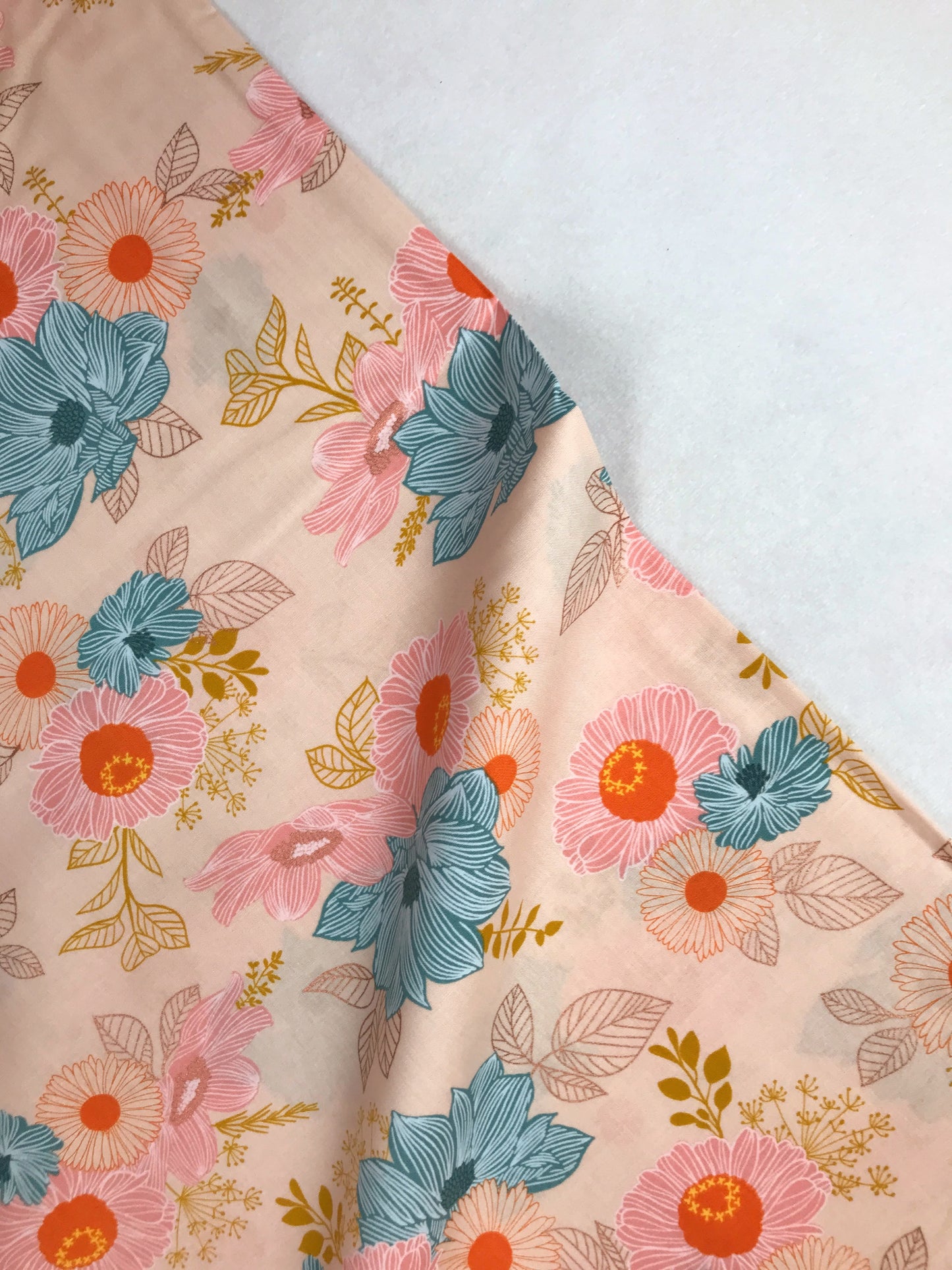 ruby star society for moda fabric melody miller elixir salon peach cream Fabric Fetish
