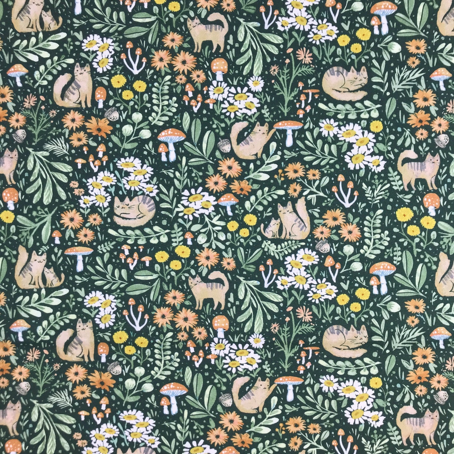 Dear Stella Kitty Garden Kitty Forest Cat Fabric Fetish