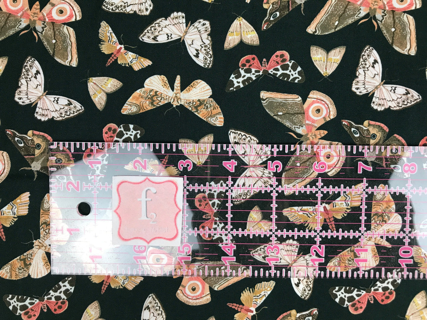 dear stella the fae rae ritchie moths mallard Fabric Fetish