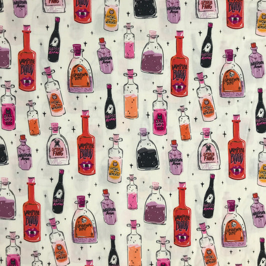 Art Gallery Fabrics Sweet 'n Spookier Liquid Magic Fabric Fetish Halloween Fabric