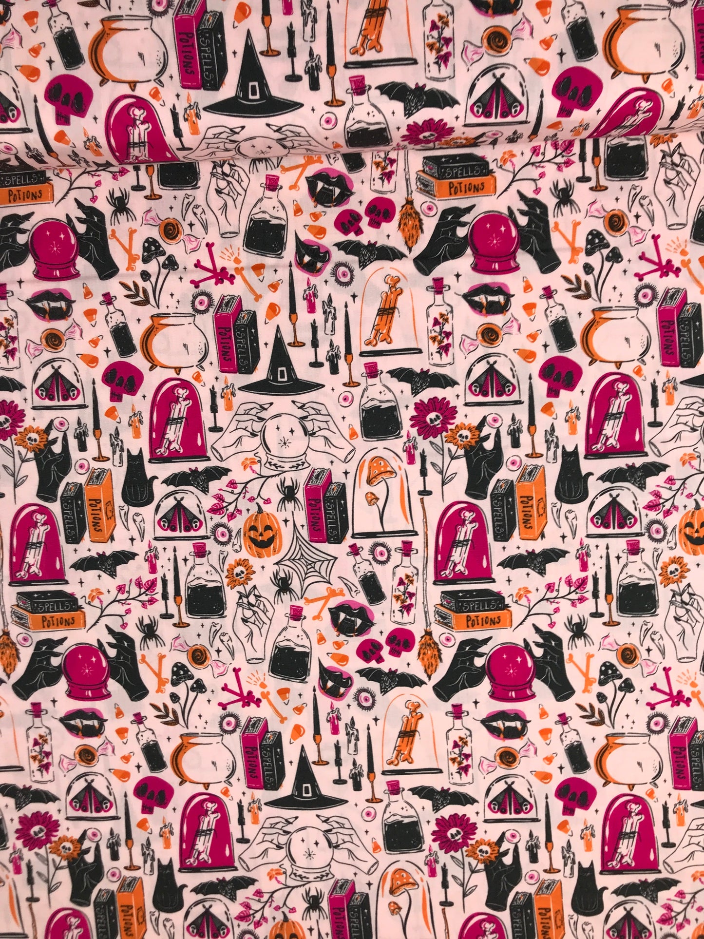 art gallery sweet n spookier agf studio witching hour quilters cotton Fabric Fetish