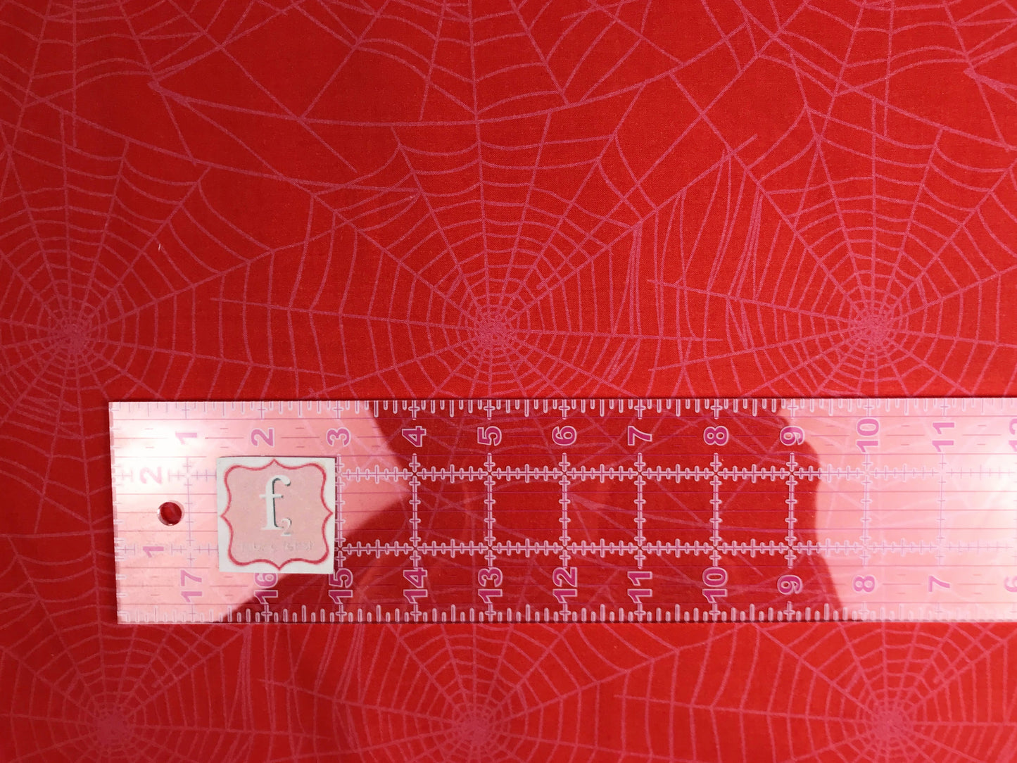 paintbrush studio fabric teresa chan drop dead gorgeous spider web red quilters cotton Fabric Fetish